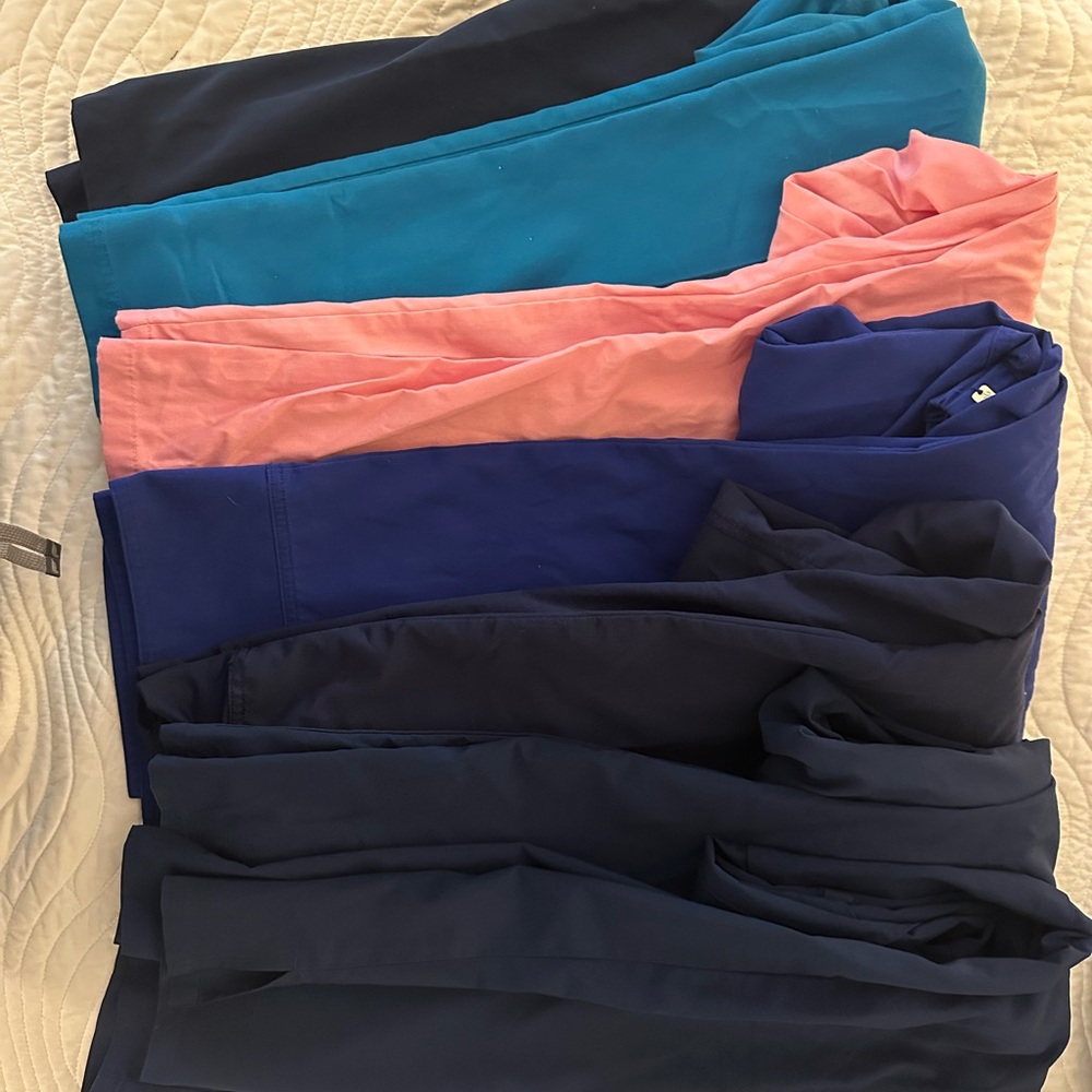 Lot of 7 pairs of Size Large Scrub Pants